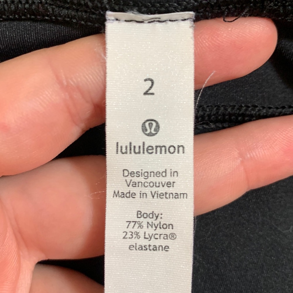 Lululemon leggings size 2